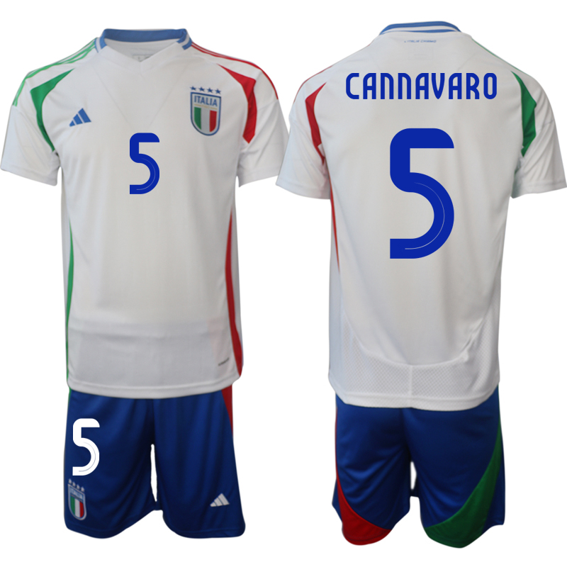 Men 2024-2025 Season Italy away white #5 Soccer Jerseys->indianapolis colts->NFL Jersey